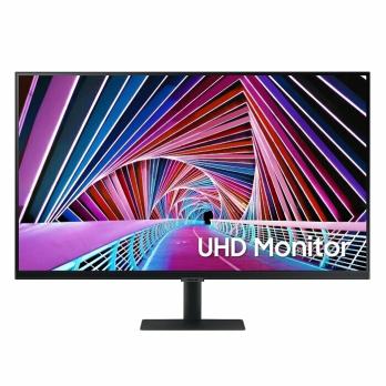 Samsung - 27" LS27A700NWN Monitor, IPS, 60Hz, 5mc, UHD (3840x2160), HDMI+DP, Black