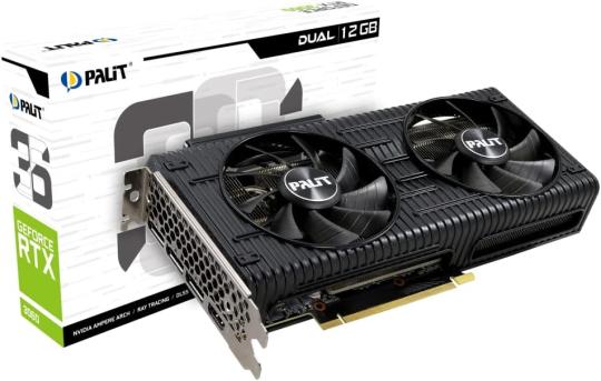 Palit - 12GB GeForce RTX3060 DUAL 192Bits GDDR6