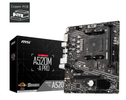 MSI AMD AM4 A520М-A Pro DDR4