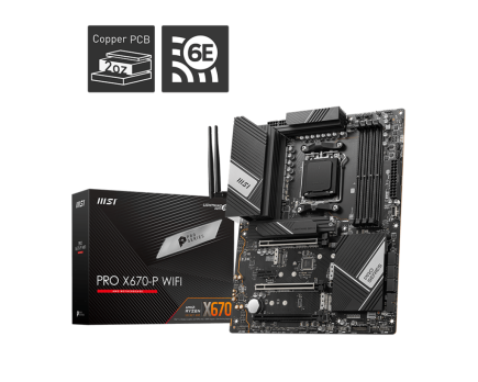 MSI AMD AM5 PRO X670-P WIFI DDR5