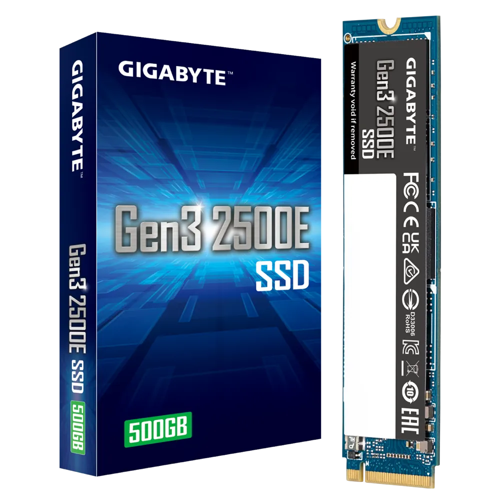 SSD M2 Gigabyte 500GB NVMe Gen3 2500E (G325E500G)