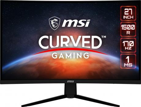 MSI - 27" G273CQ Curved Gaming Monitor, IPS, 1mc, 170hz, WQHD (2560x1440), HDMI+DP, Black