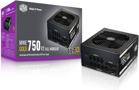 MWE GOLD 750V2 80PLUS Gold Certified ATX Power Supply COOLER MASTER
